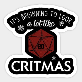 dnd christmas Sticker